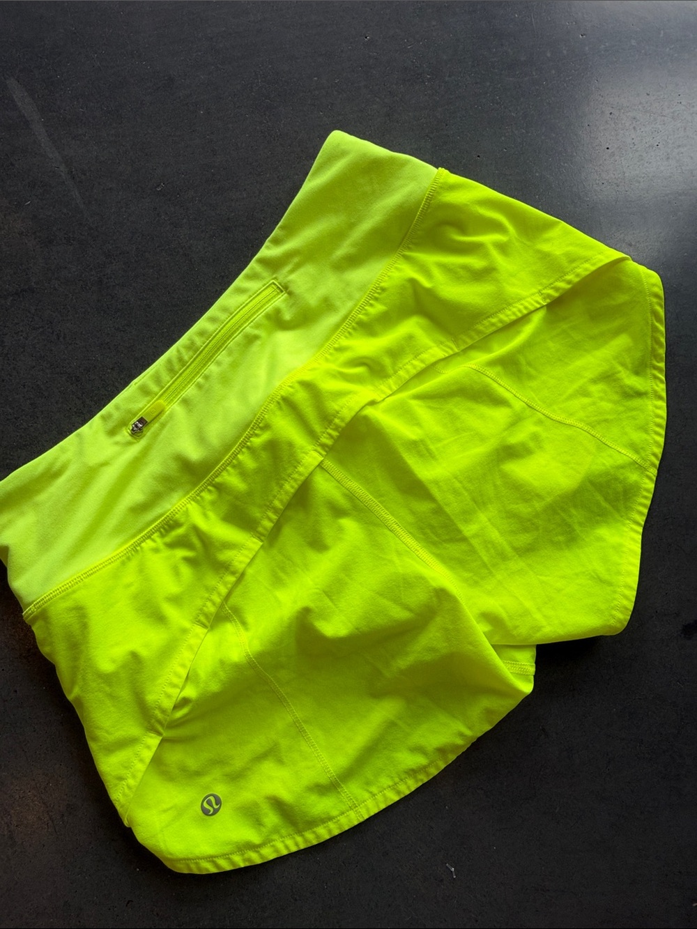 lululemon athletica Neon Lime Women’s Athletic Shorts